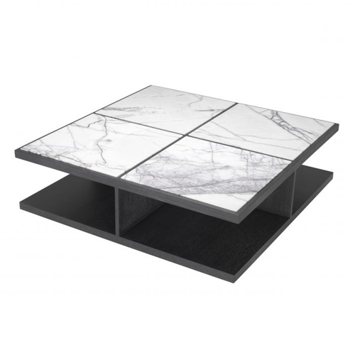 Mesa de centro mármol blanco Miguel