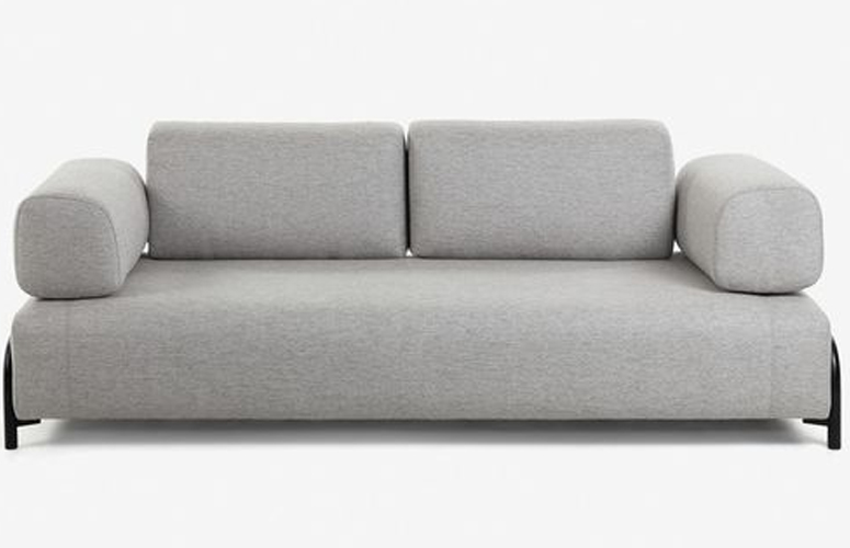 Sofá Compo gris poliéster