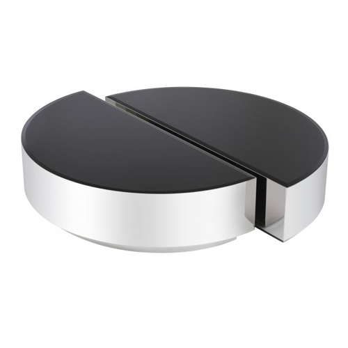 Mesa de centro de cristal Astra Set de 2