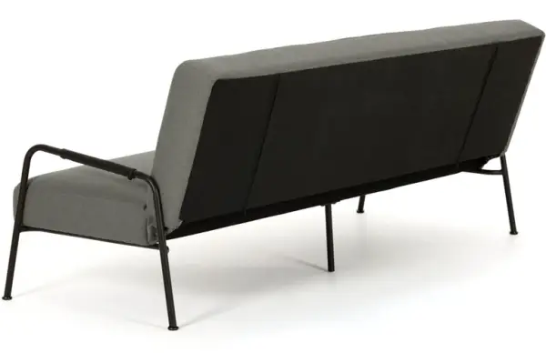 Sofá cama Neiela tela poliéster  180 cms gris