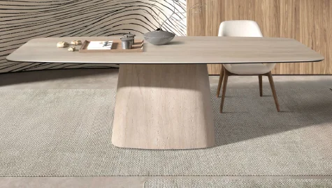 Mesa de comedor porcelánico Orya