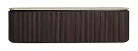 Mueble de tv palillera nogal y porcelánico Verona