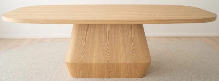 Mesa comedor grande madera fresno natural Mesa comedor grande madera fresno natural