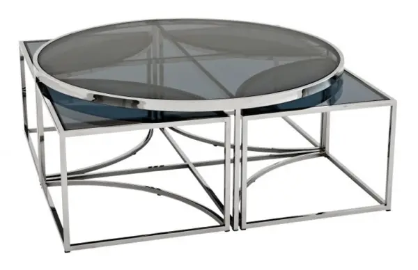 Mesa de centro cristal Padova