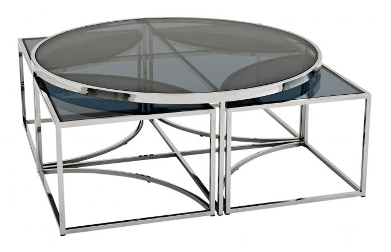 Mesa de centro cristal Padova