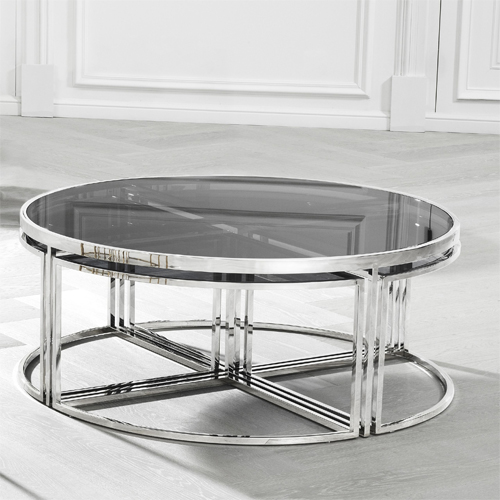 Mesa de centro cristal Padova