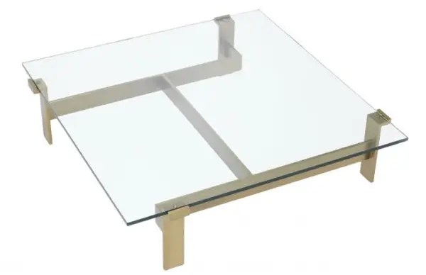 Mesa de centro cristal Maxim