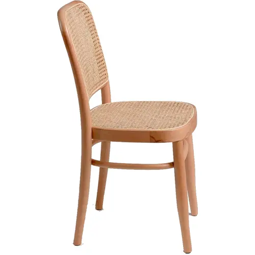 Silla de madera y ratán natural Monaco