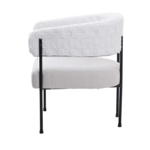 Sillón tapizado blanco Lidkoping