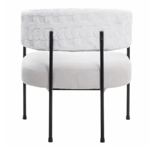 Sillón tapizado blanco Lidkoping