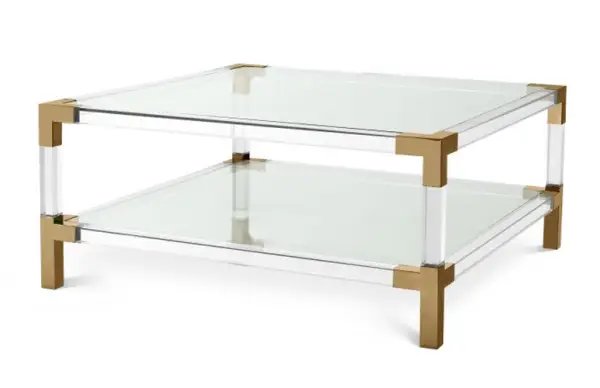 Mesa de centro cristal Royalton