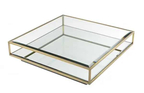 Mesa de centro cristal Tortonal