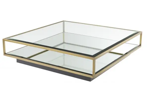 Mesa de centro cristal Tortonal