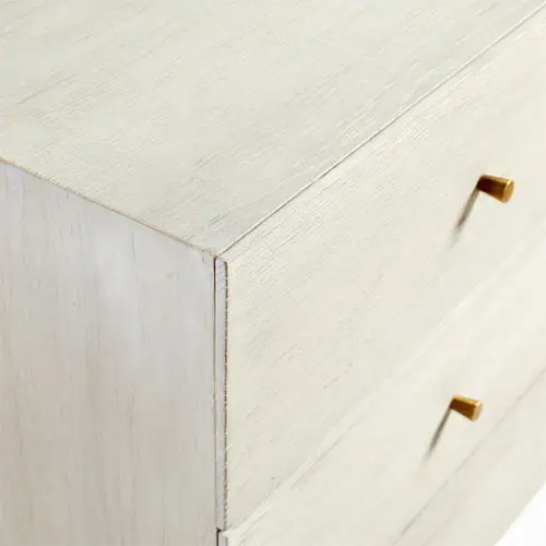 Cómoda rectangular roble blanco y
