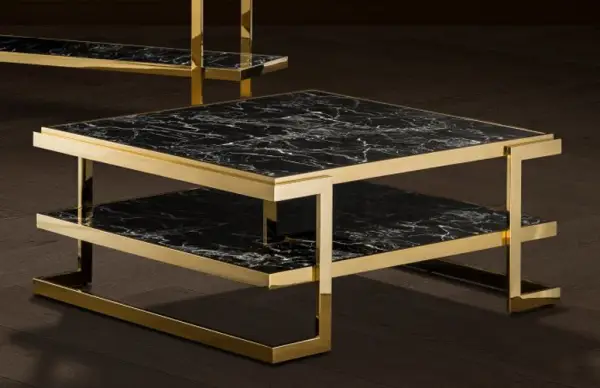 Mesa de centro mármol artificial Senato