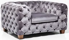 Butaca My Desire gris plata Kare