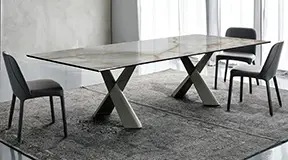 Mesa de comedor rectangular keramik Mad Max Cattelan