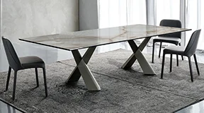 Mesa de comedor rectangular keramik Mad Max Cattelan