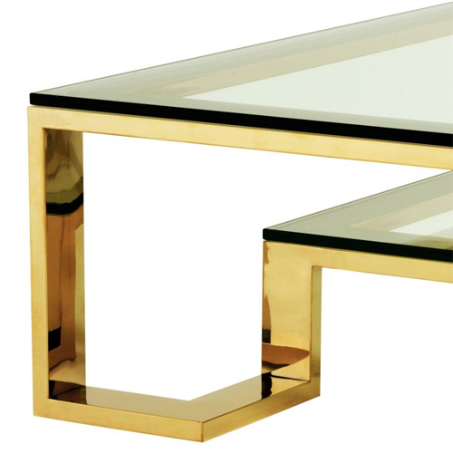 Mesa de centro cristal Huntington