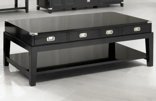 Mesa de centro madera Military