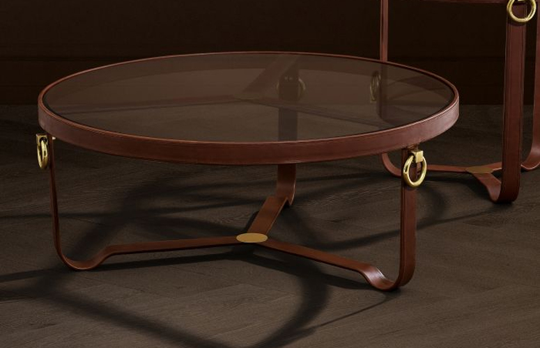 Mesa de centro cuero Belgravita