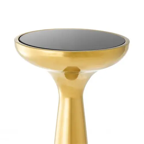 Mesa auxiliar de cristal Lindos High