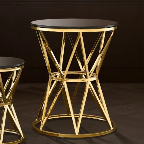 Mesa auxiliar cristal Domingo L