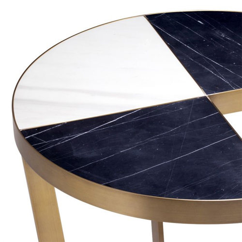 Mesa auxiliar mármol Turino