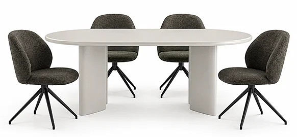 Mesa de comedor de cuatro patas Nagano
