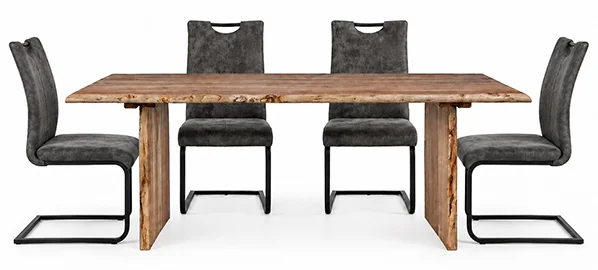 Mesa de comedor madera maciza de acacia Eneas