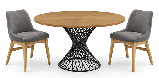 Mesa de comedor redonda industrial Koli
