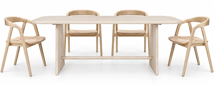 Mesa de comedor madera de mango Elisva
