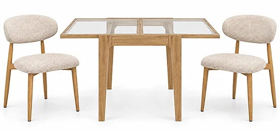 Mesa de cocina extensible nórdica Fukuoka