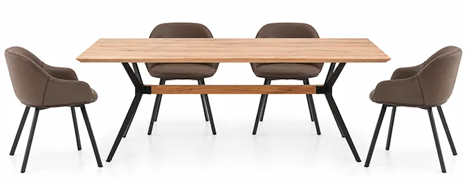 Mesa comedor madera de roble Downtown Kare