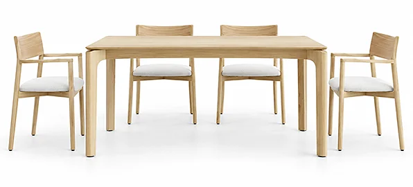 Mesa de comedor extensible nórdica Jovik
