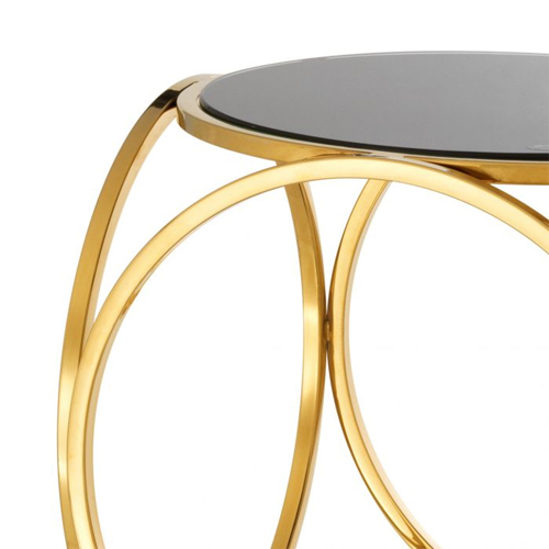 Mesa auxiliar cristal Alister