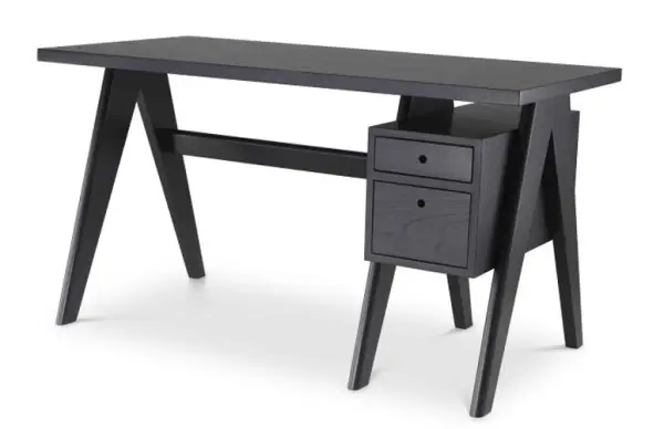 Mesa de escritorio madera Desk Jullien Negro