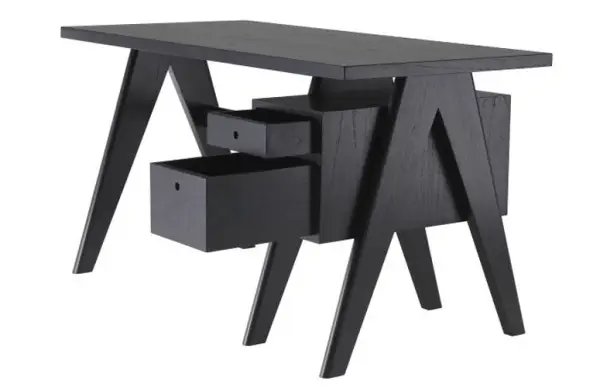 Mesa de escritorio madera Desk Jullien Negro