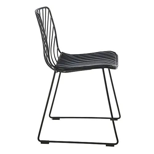 Silla negra industrial Wind