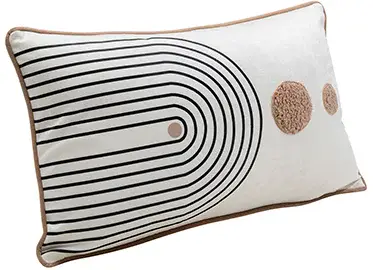 Cojin beige y marrón Magnet Cojin beige y marrón Magnet