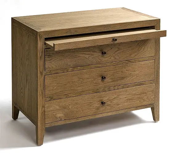 Cómoda madera roble acabado natural patinado
