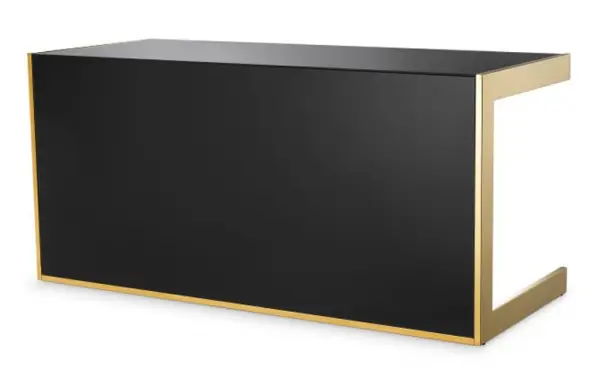 Mesa de escritorio acero inoxidable Cosmo