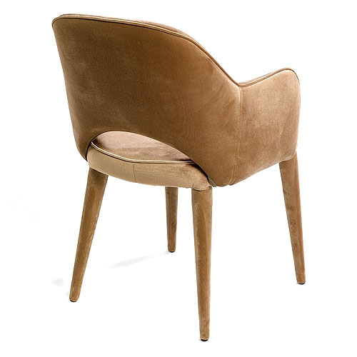 Sillón terciopelo beige