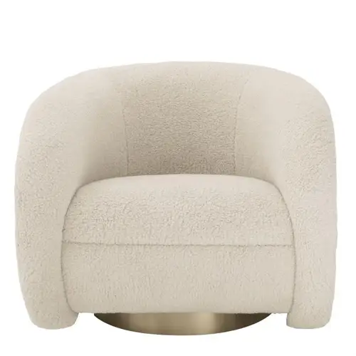 Butaca borrego blanco crema Cristo