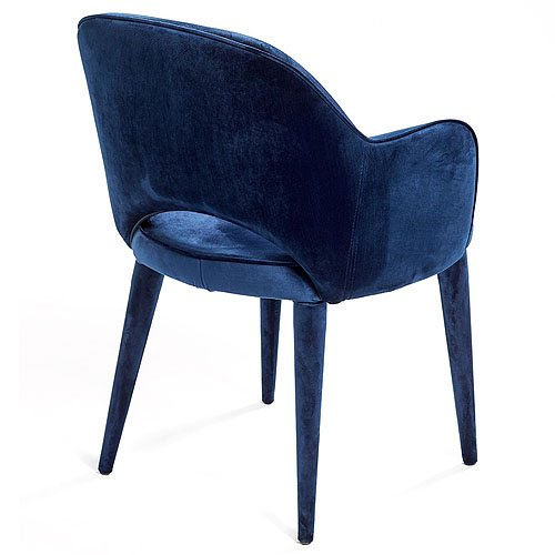 Sillón terciopelo azul