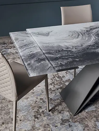 Mesa de comedor Premier crystalart Drive Cattelan