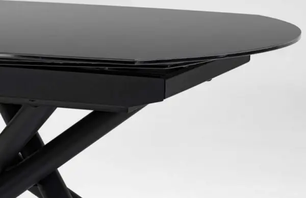 Mesa extensible Yodalia cristal negro