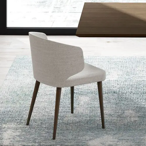 Silla tapizada de diseño Fira
