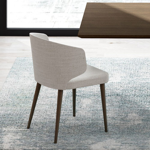Silla tapizada de diseño Fira