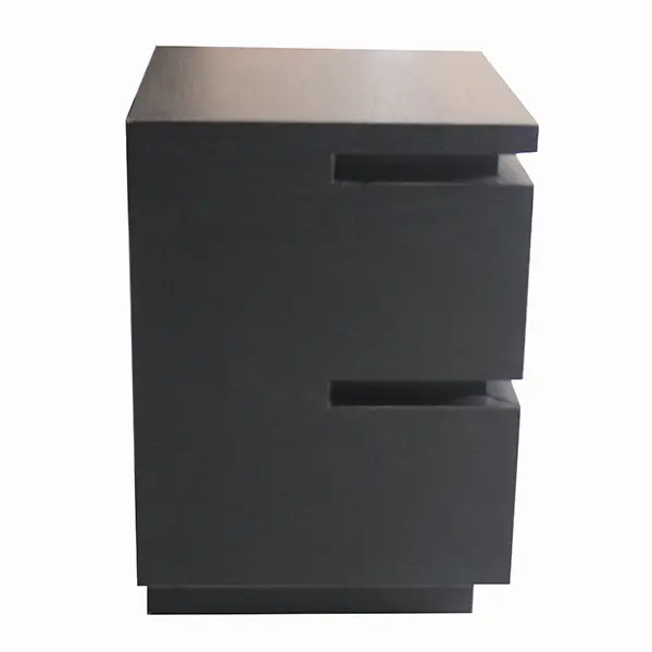 Mesa de Noche Belagio Negra lig.defectos